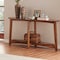 Alaterre Furniture Monterey 60"L Console/Media Mid-Century Modern Wood Table, Warm Chestnut ANMT1070 - alternate 7